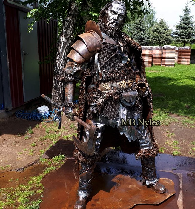 Wiking - figura ze stali - wysokość 220cm - MB Nylec